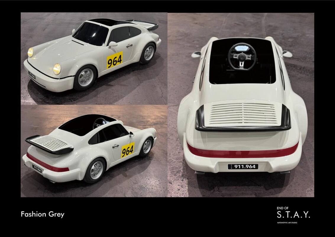 END OF S.T.A.Y. 964 Turbo Junior MK5 Mini Porsche Go Kart | Fashion Grey