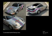 END OF S.T.A.Y. 964 Turbo Junior MK5 Mini Porsche Go Kart | Customized Martini Racing Livery