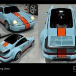 END OF S.T.A.Y. 964 Turbo Junior MK5 Mini Porsche Go Kart | Gulf Racing Livery