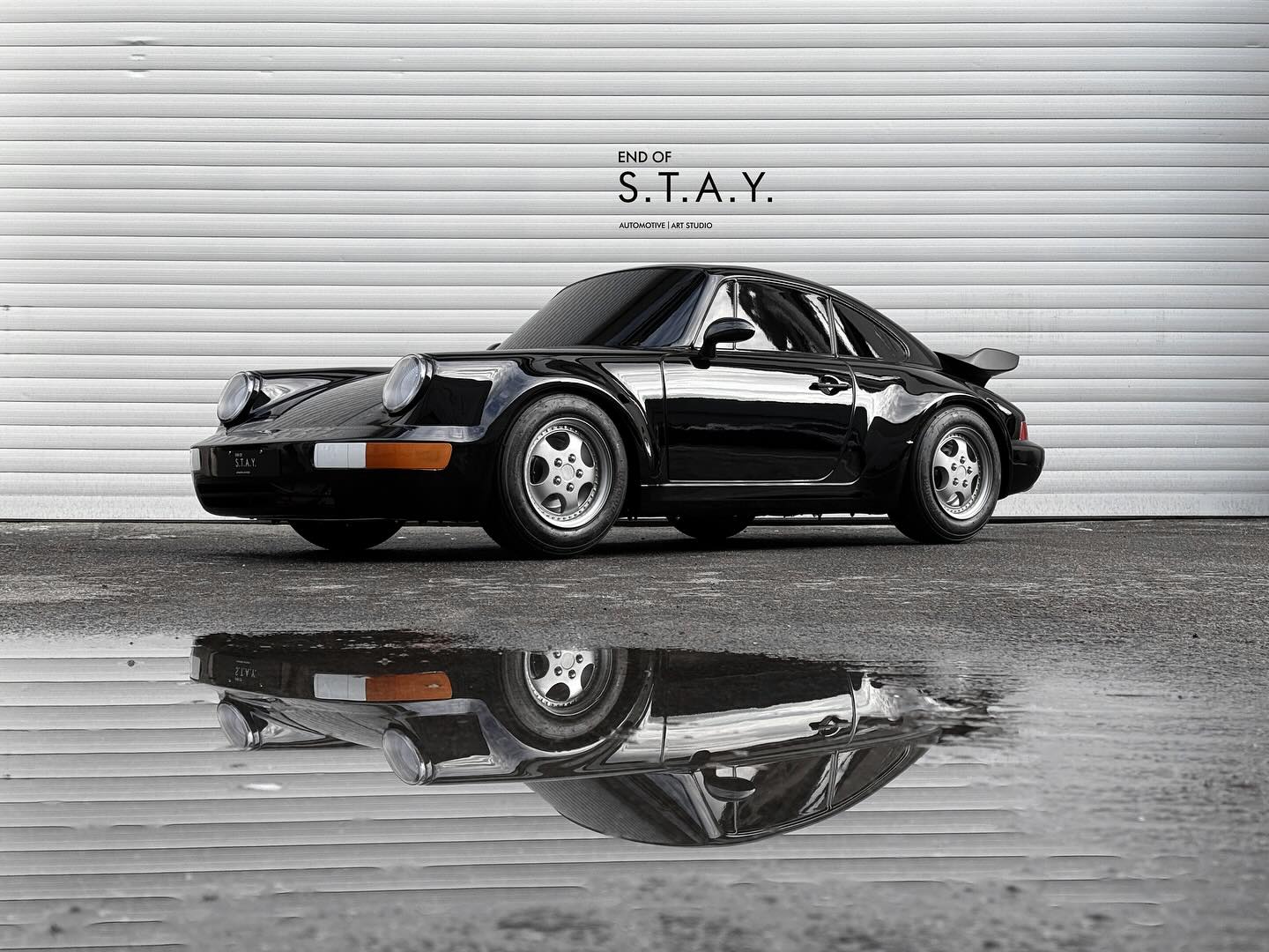 END OF S.T.A.Y. 964 Turbo Junior MK5 Mini Porsche Go Kart | Black END OF S.T.A.Y. 964 Turbo Junior MK5 Mini Porsche Go Kart | Black
