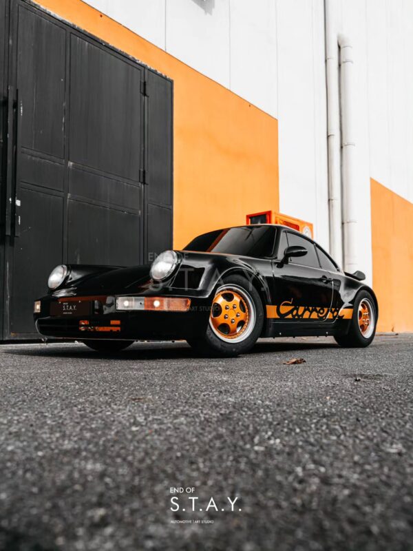 END OF S.T.A.Y. 964 Turbo Junior MK5 Mini Porsche Go Kart | Black Gold