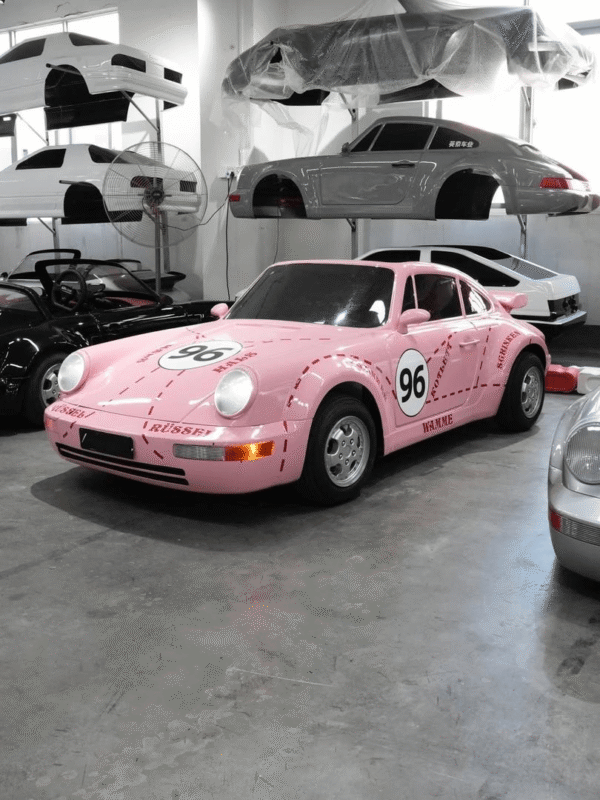 END OF S.T.A.Y. 964 Cabriolet Junior MK5 Mini Porsche Go Kart | Pink